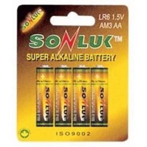 Sonluk Alkaline 4 stk. batterier AA