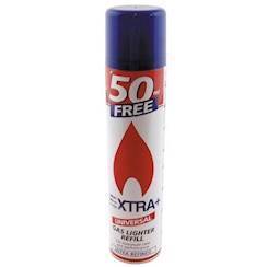 Refill lightergas 250 ml.