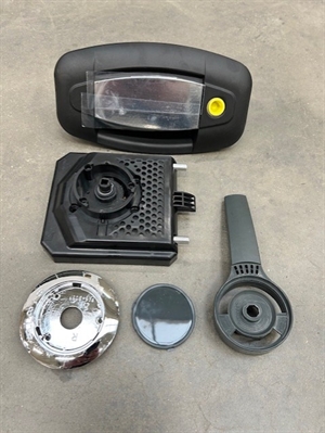 Dørgreb Højre hængt dør, komplet uden låsecylinder Hobby