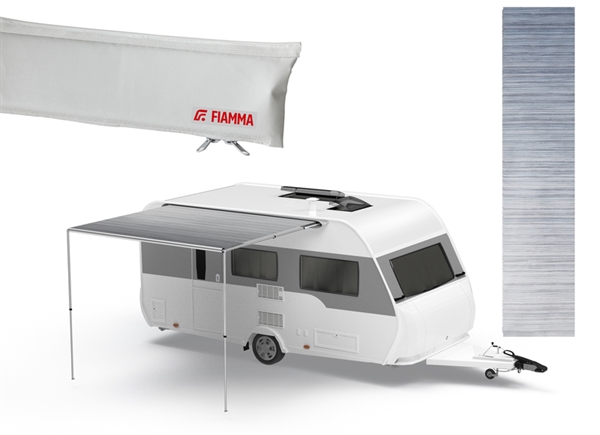 Posemarkise Fiamma Caravanstore EVO Royal Grey 450 cm - Fiamma posemarkise XL 280-550 - Fiamma markiser - Markiser og solsejl
