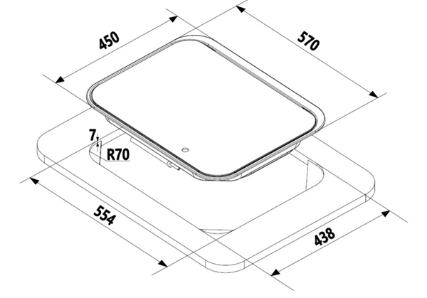Carbest Gaskomfur 3 blus