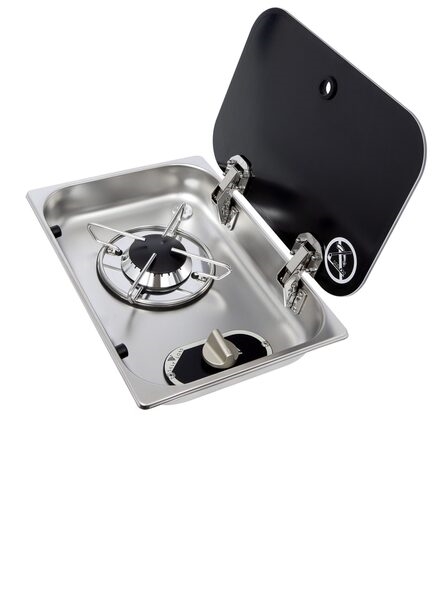 Carbest Komfur med glas og ASO - 1-brænder