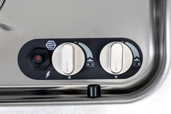 Carbest Komfur-vask kombination – med 2-delt glasafdækning