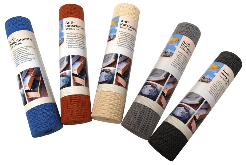 Skridsikker dug 30,5 x 365 cm - Blå