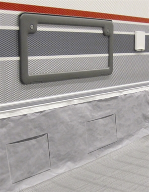 Vognskørt med 2 lommer til opbevaring 6 meter