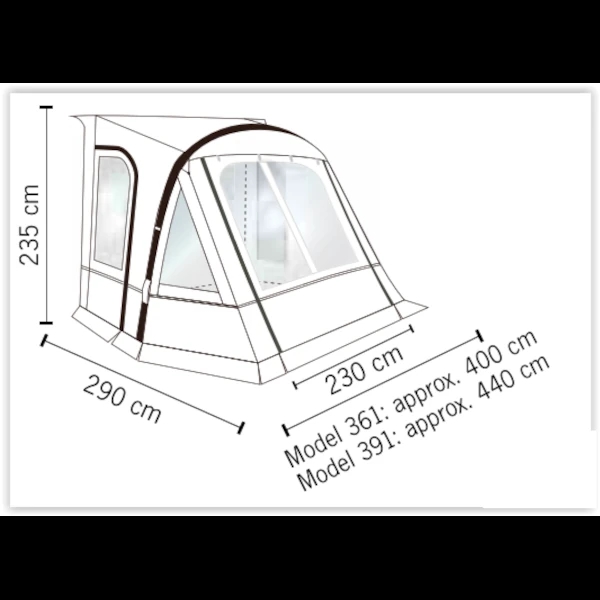 Reimo ADRIA ACTION AIR 391 - luftsolsejl 