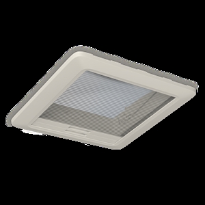 Dometic Mini Heki FL tagluge, 400 × 400 mm, med tvungen ventilation, tagtykkelse 43-60 mm