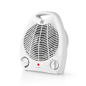 Nedis Varmeblæser 1000 & 2000 W Hvid