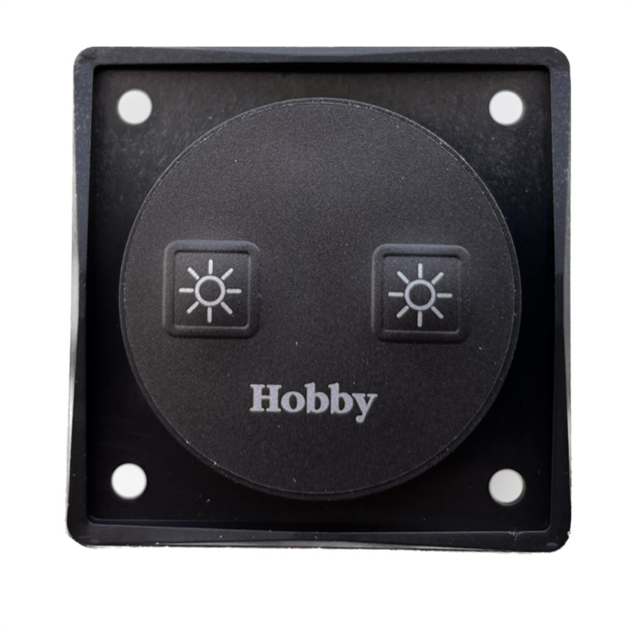 Kontakt tænd og sluk til 2 lamper for Hobby