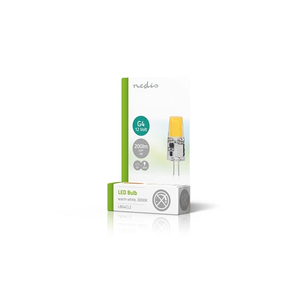 LED Lampe G4 2.0 W | 200 lm | 3000 K | Varm Hvid | 