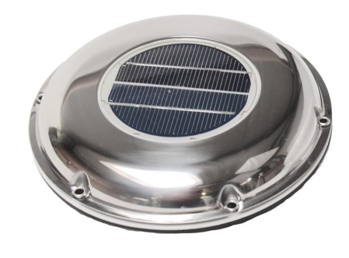 Solventilator 215mm, rustfrit stål