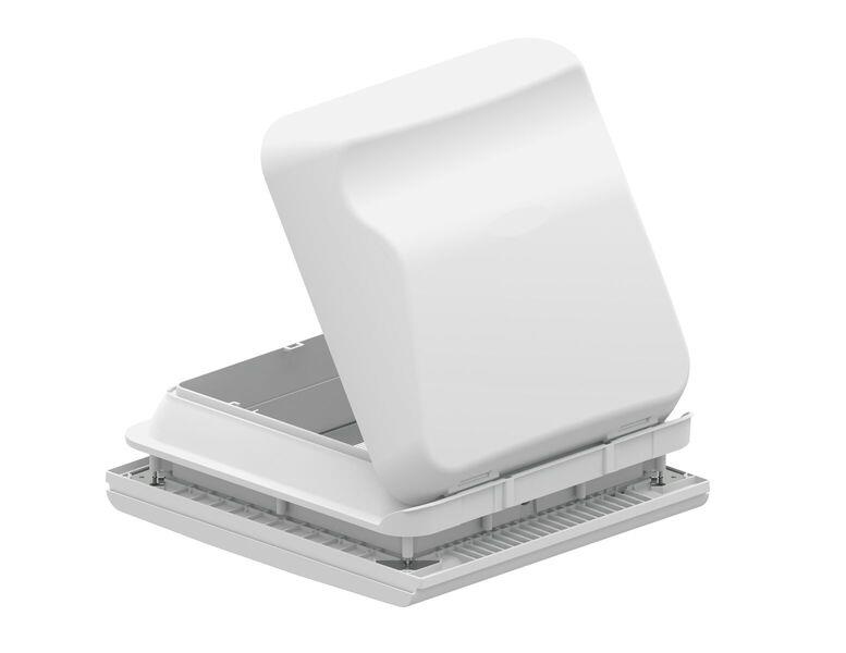 Tagluge Vent 28F 28x28 cm hvid