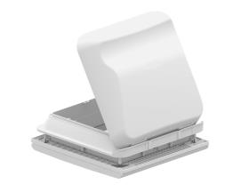 Tagluge Vent 28F 28x28 cm hvid