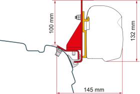 Fiamma montagebeslag F45 til VW T5/T6