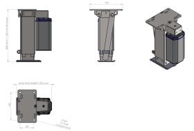Carbest AutoLift støtteben, sæt a 4 stk. Vælg adaptersæt!
