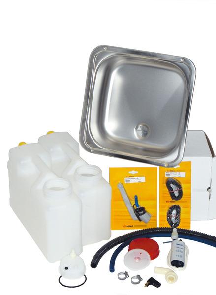 Håndvask komplet til salgsvogn, godkendelse af levnemiddelsstyrelsen