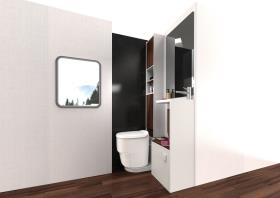 CLESANA C1 vandløs toilet - L adapter. 