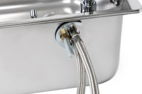 Carbest vask m. glasafdækning og vandhaneækning