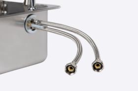 Carbest vask m. glasafdækning og vandhaneækning