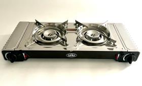 Camp 4 Gaspatron komfur GOURMET 2-brænder med tændsikring