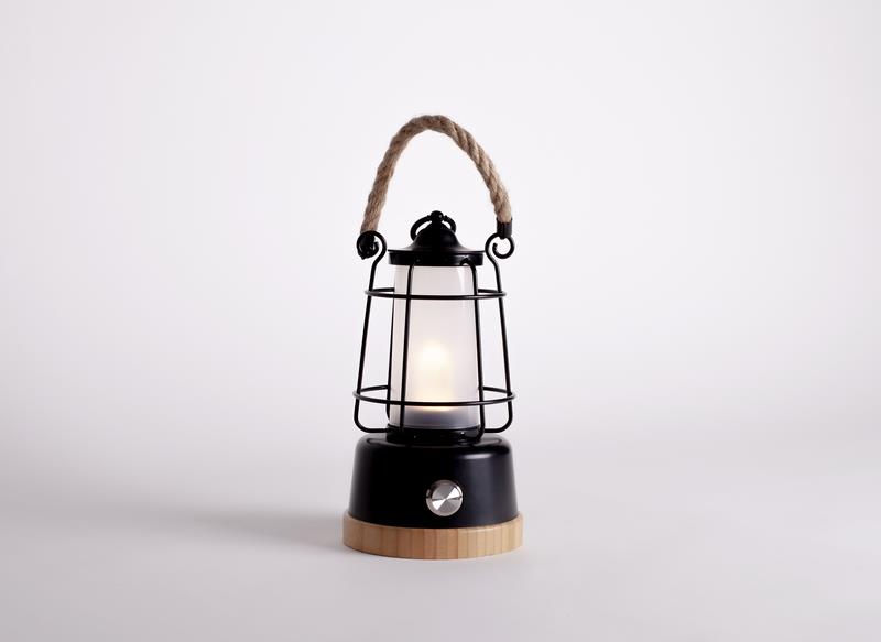 Lampe opladelig og dæmpbar, Holiday Travel Navy lanterne