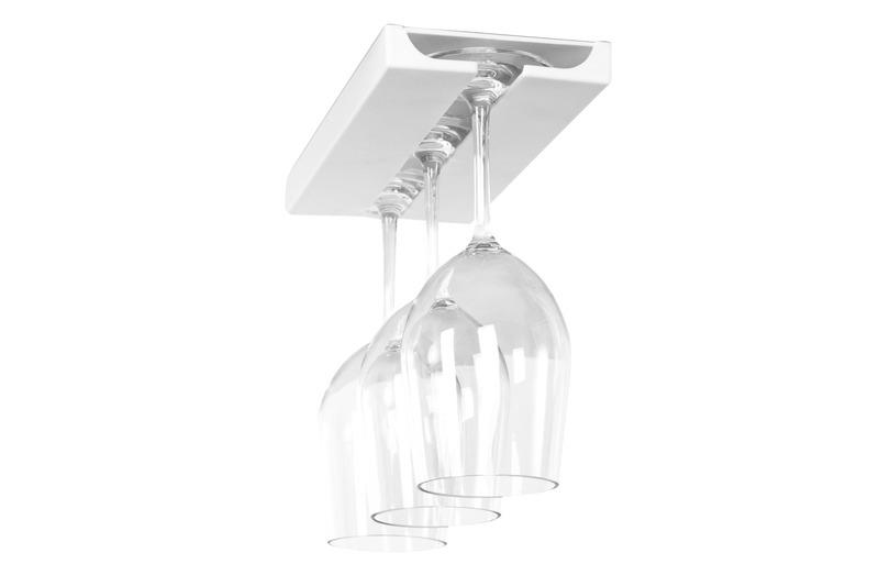 Holder til glas - hvid