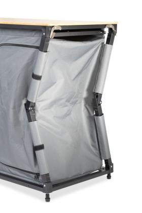 Camp4 Campingkøkken BAMBUS QUICK SLIDE udvideligt, hurtigt montering