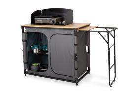 Camp4 Campingkøkken BAMBUS QUICK SLIDE udvideligt, hurtigt montering