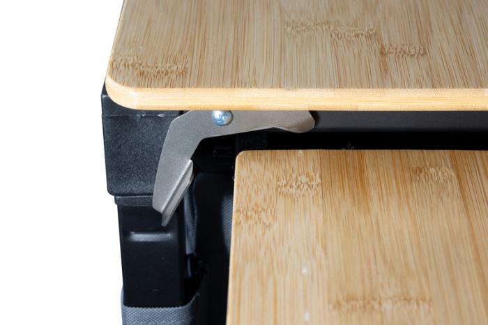 Camp4 Campingkøkken BAMBUS QUICK SLIDE udvideligt, hurtigt montering