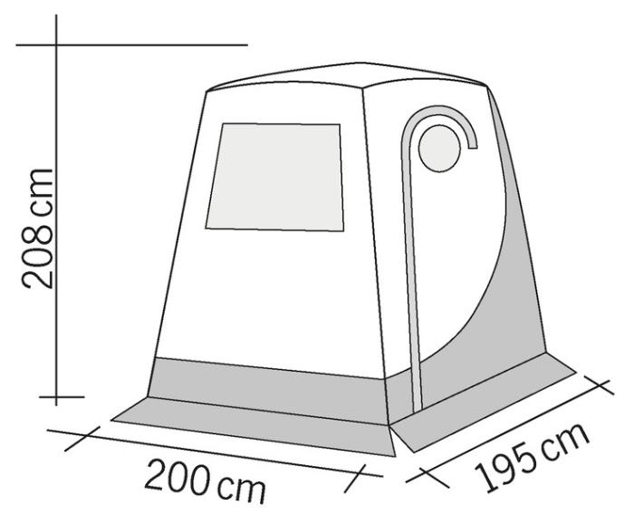 Reimo Upgrade Premium hæktelt for VW T5 + T6