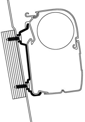 Monteringsbeslag til Thule Omnistor Markiser, Ford Transit, Serie 5
