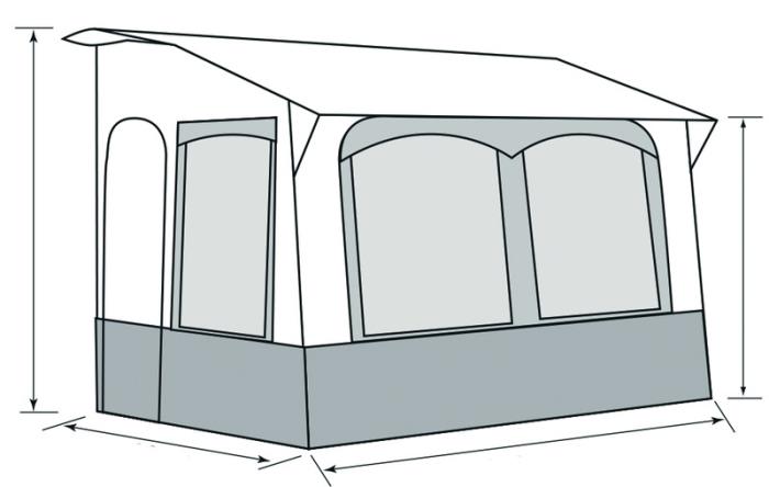 Casa Royal 2 Vinterfortelt 320cm