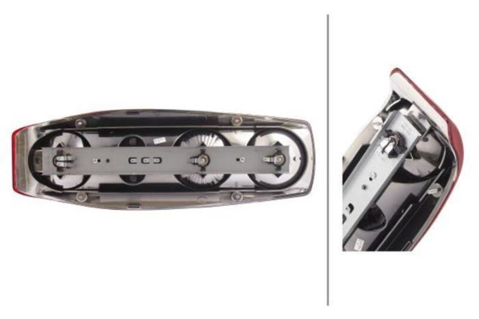 Baglygte Hella Caraluna 2 højre m. baklygte