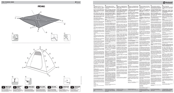 Outwell Fritstående indertelt