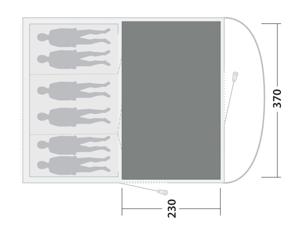 Cozy gulvtæppe Sky 6