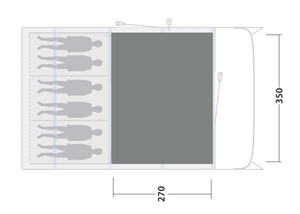 Cozy gulvtæppe Colorado 6 Air