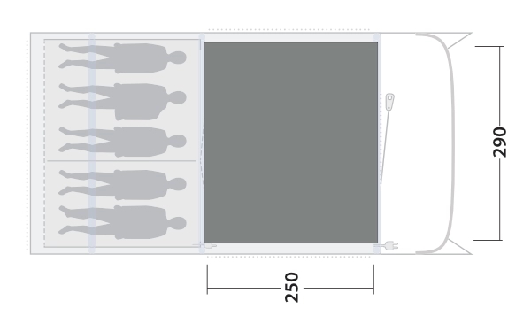 Cozy gulvtæppe Florida 5 Air