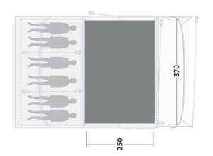 Cozy gulvtæppe Florida / Alabama 6 Air
