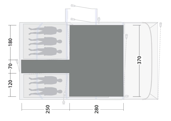 Cozy gulvtæppe Vermont 7 Air