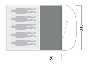 Cozy gulvtæppe Sky 5