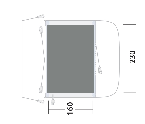 Cozy gulvtæppe Santa Monica Air