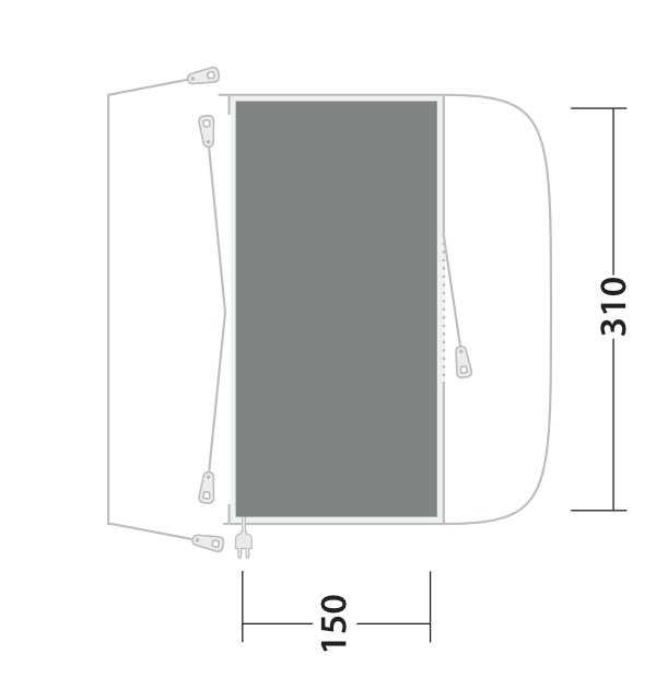 Cozy gulvtæppe Fresno