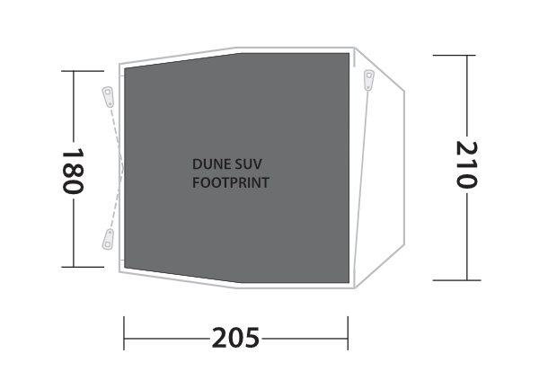 Underlag Dune SUV / Dunecrest S