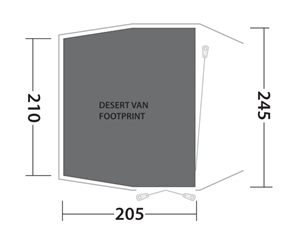 Underlag Desert Van / Dunecrest L