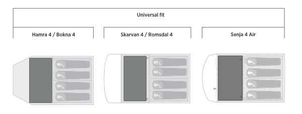 Rosebay Universaltæppe 1.3 x 2.4 m