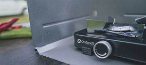 Varmeafledningsplade og vindafskærmning