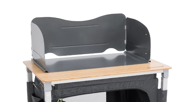 Varmeafledningsplade og vindafskærmning