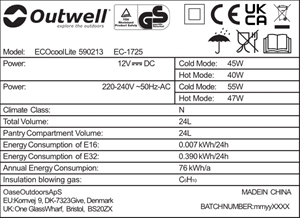 ECOcool Lite Dark Blue 24 12V/230V